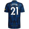 Maglia ufficiale Manchester United Edinson Cavani 21 Alternativa 2021-22 per Uomo